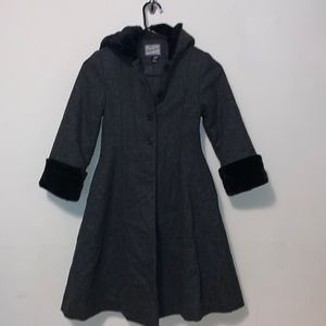 Rothschild Girl’s Long Gray Jacket Age:7